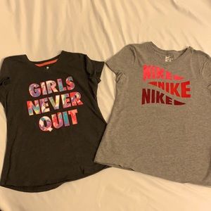 Girl’s athletic tees